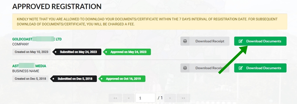 Download CAC certificate on portal