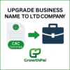 Upgrade Business Name to LTD Company
